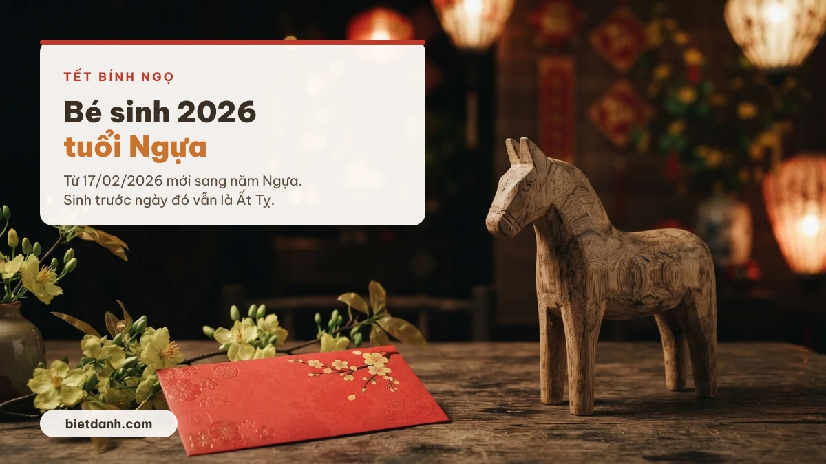 Tên ở nhà cho bé trai sinh năm 2026 tuổi Ngựa Bính Ngọ